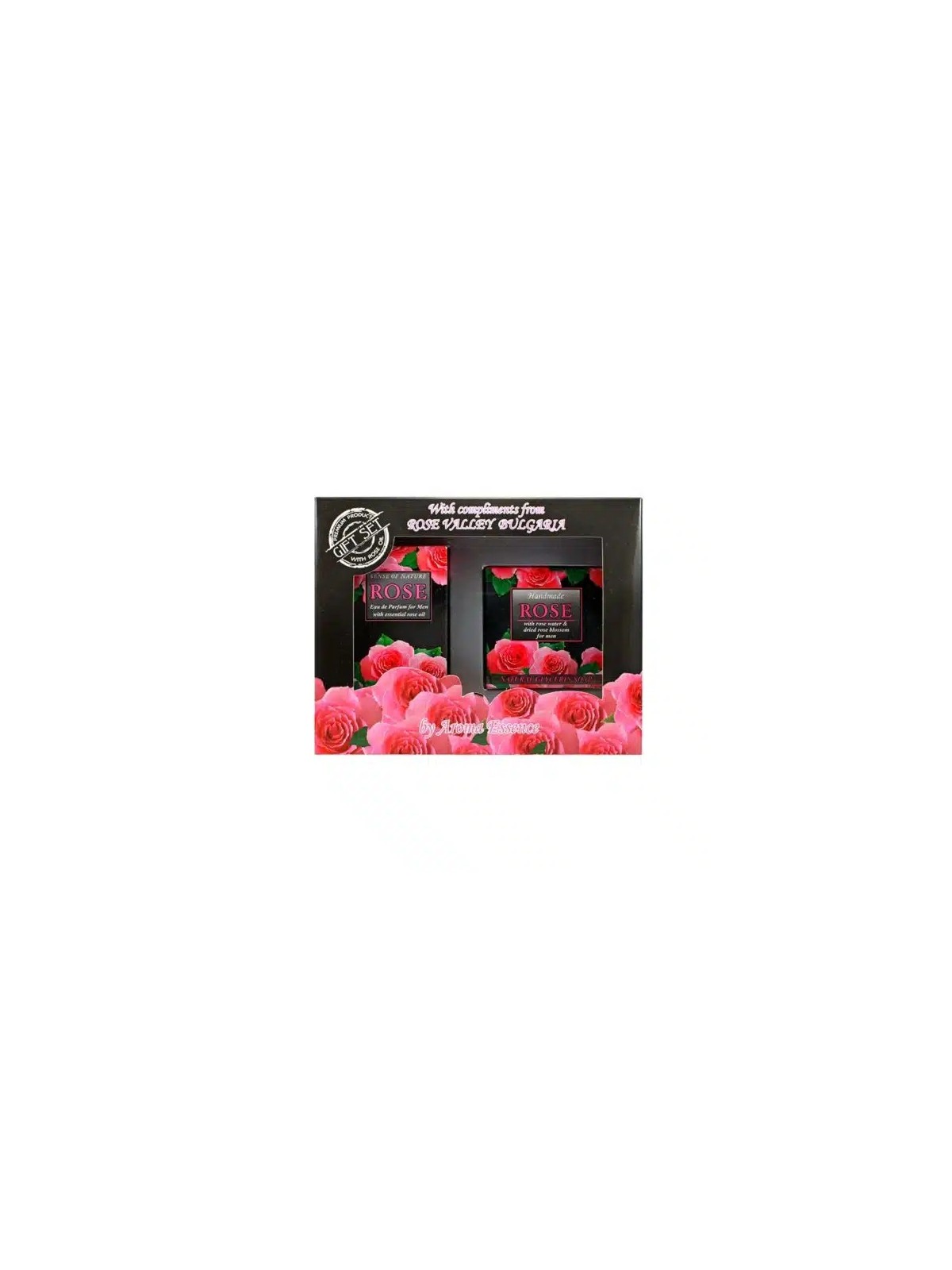Set Cadou Trandafir pentru Barbati – Parfum si Sapun cu Glicerina