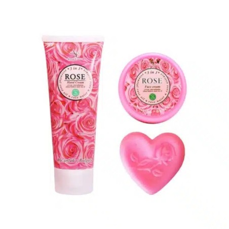 Set Cadou Rose – Sapun Inima