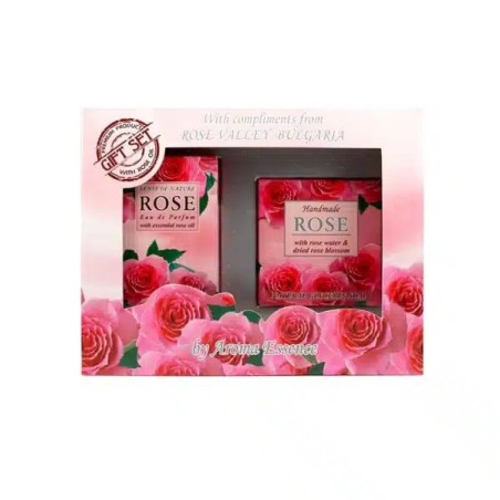 Set Cadou Rose – Parfum și Săpun – Eleganță și Răsfăț în Ambalaj