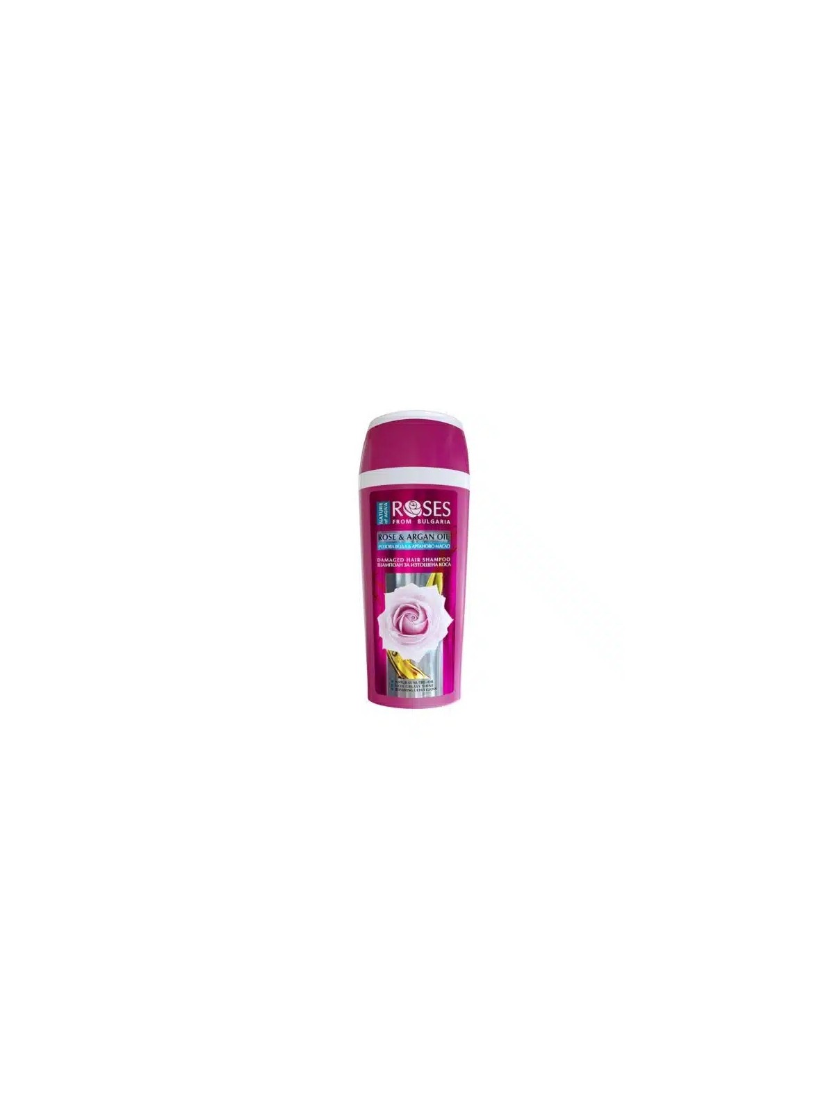 Șampon cu ulei de Argan și Trandafir – Reparare și Revitalizare