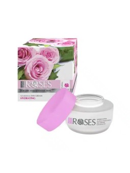 Cremă de Zi Hidratantă cu Apă de Trandafir Naturală – 50 ml