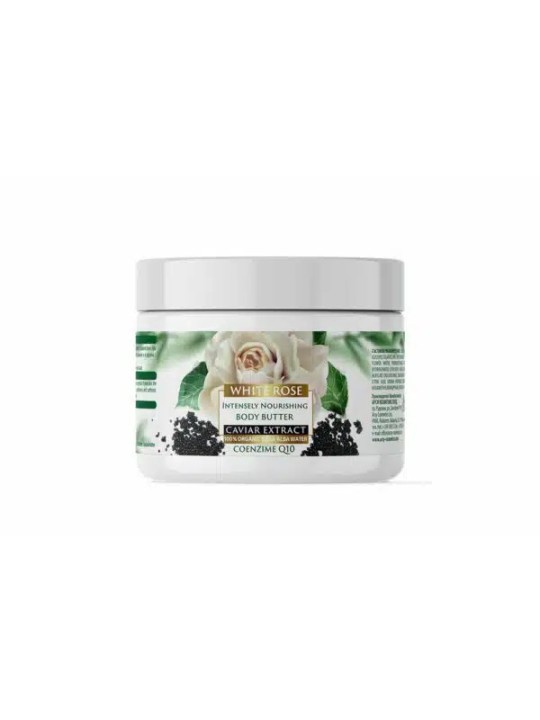 Unt de corp cu extract de caviar și trandafir alb, 350ml