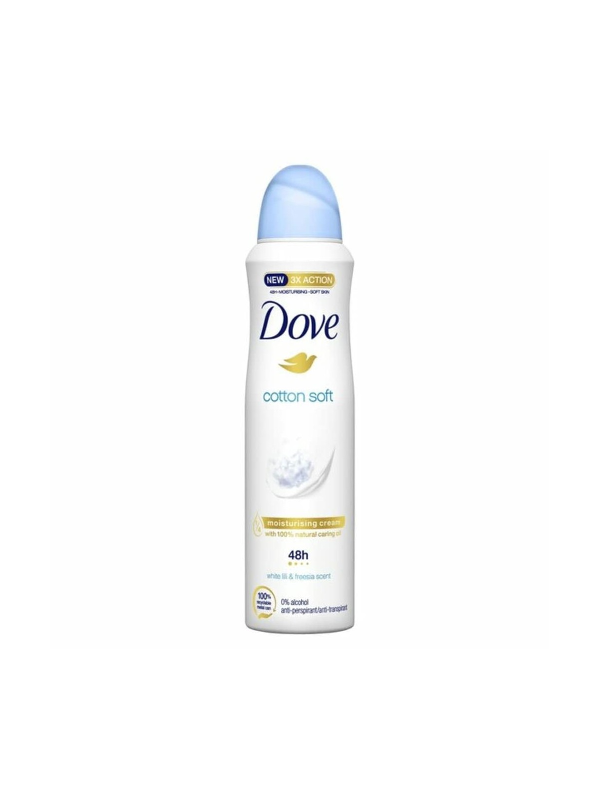 DOVE DEO AP DAMA 150ML COTTON SOFT 48H