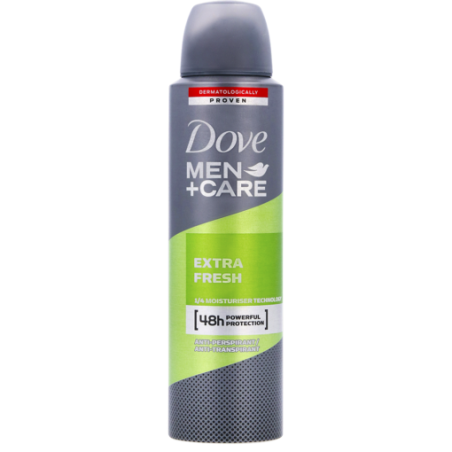 DOVE DEO AP MEN 150ML EXTRA FRESH 48H