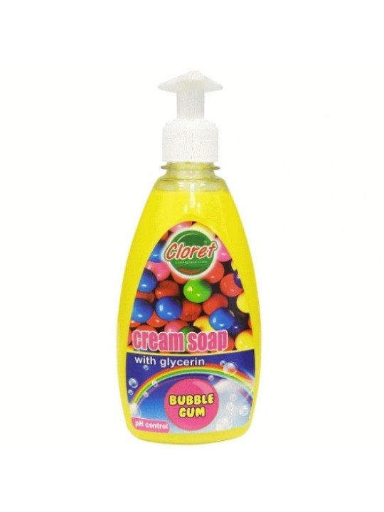 CLORET SAPUN LICHID 500ML CREMOS BUBBLE GUM
