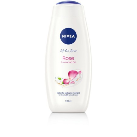 NIVEA GEL DUS 500ML DAMA ROSE&ALMOND OIL
