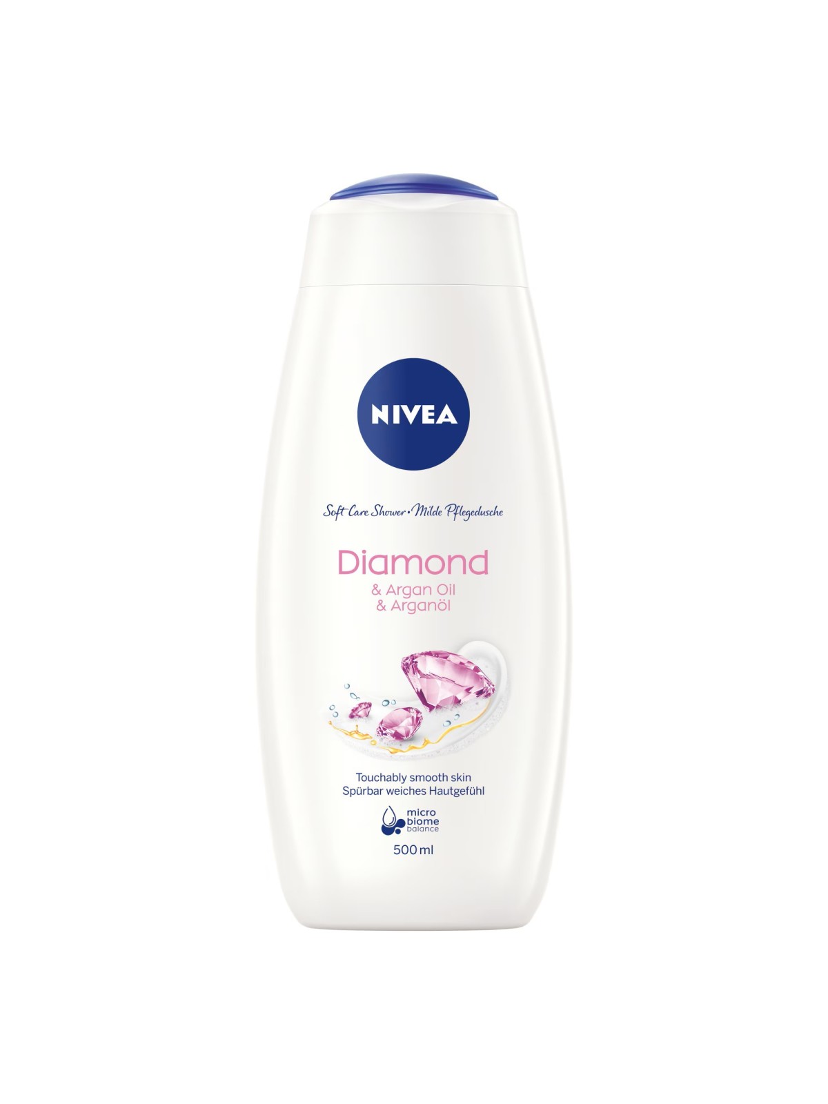 NIVEA GEL DUS 500ML DAMA DIAMOND&ARGAN OIL