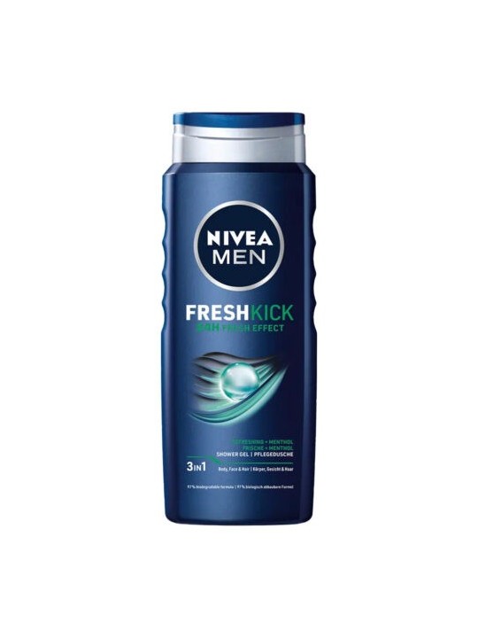 NIVEA GEL DUS 500ML MEN FRESHKICK 24H FRESH EFFECT