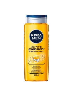 NIVEA GEL DUS 500ML MEN ACTIVE ENERGY 24H FRESH EFFECT